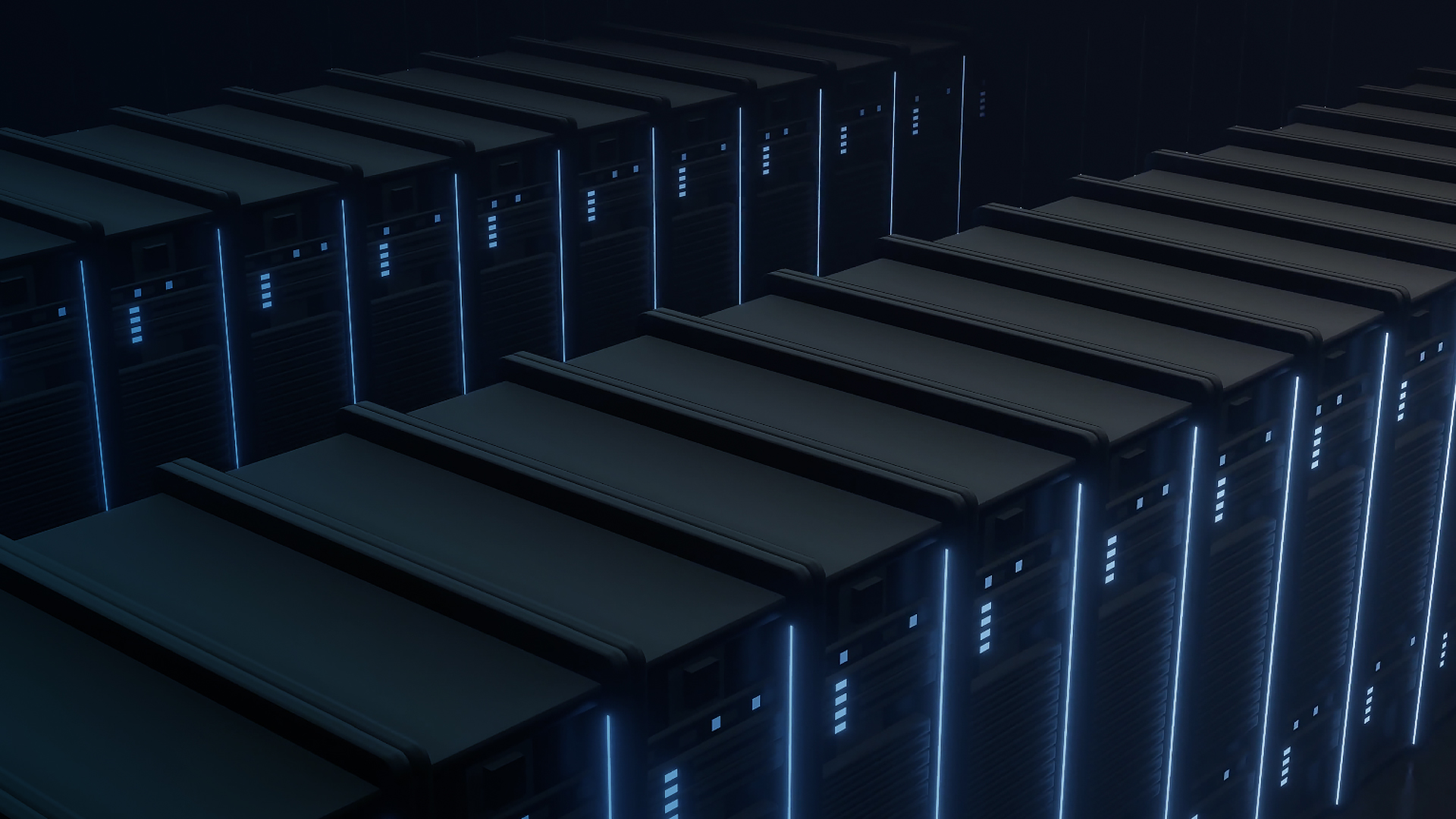 Servidores en data center ilustrando la alianza de SAIMA SYSTEMS y ADAM DATA CENTER para una transformación digital rápida, segura y escalable.